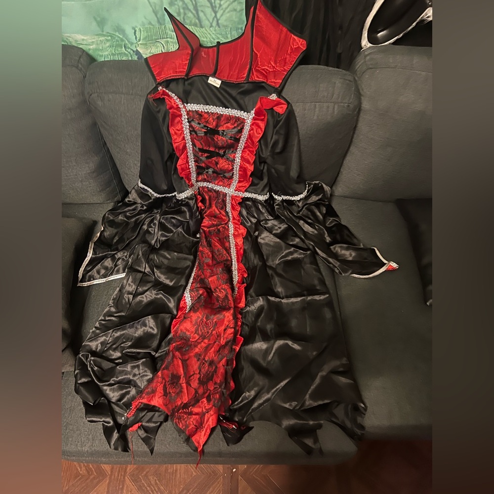 Vampire Costume for Girls Halloween size med kids